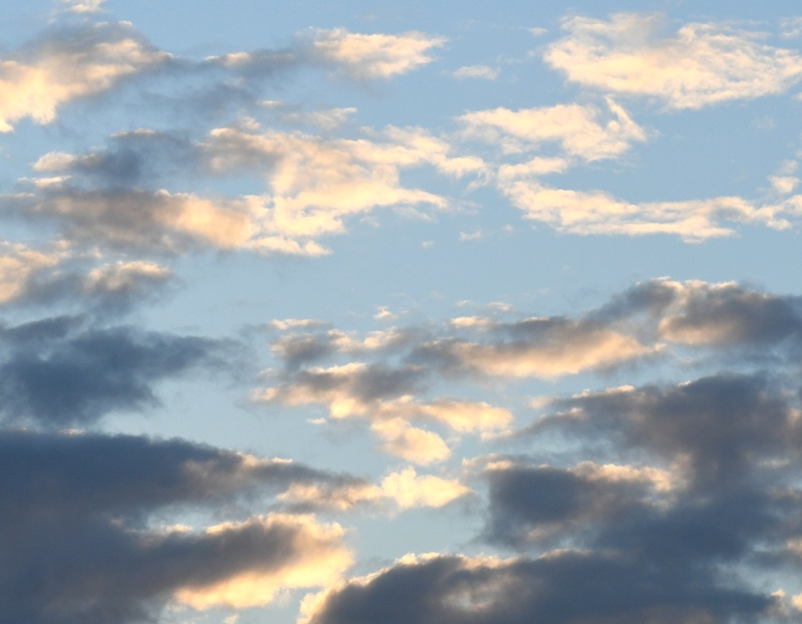 朝の雲